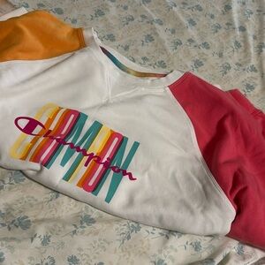 Champion Color Block Sweater 1X